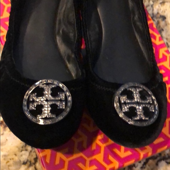 Tory Burch velvet bling flats ! - Picture 4 of 5